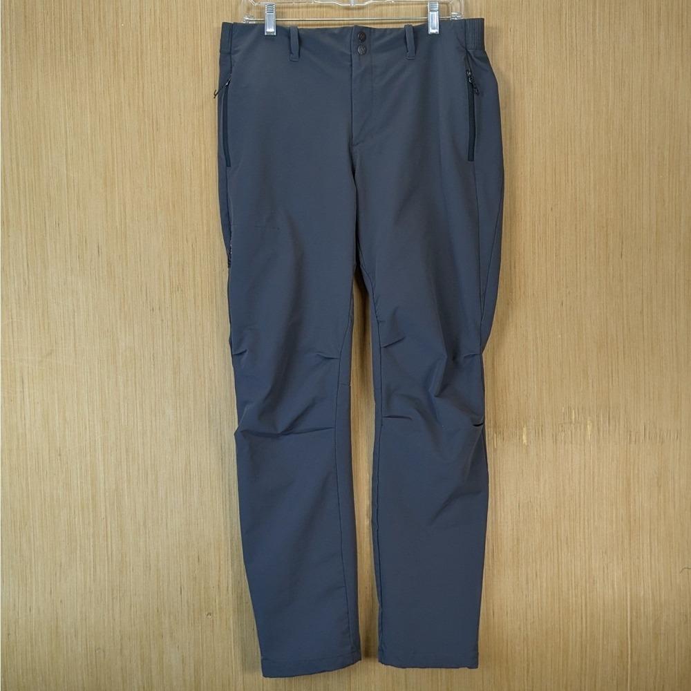 REI Co-op Mens Gray Technical Stretch Hiking Pants Size Large Outdoor 176642